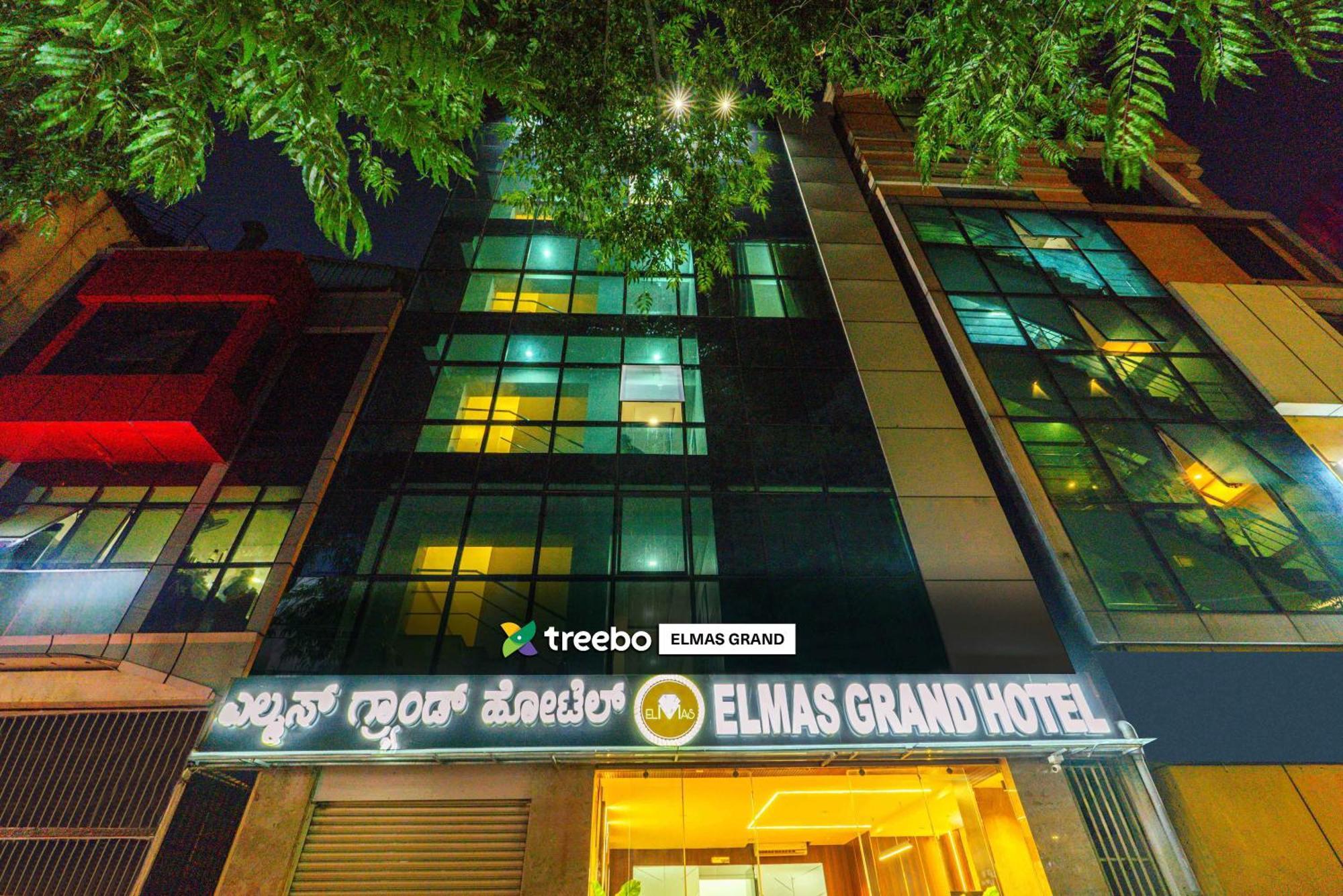 Treebo Elmas Grand Hotell Bangalore Exteriör bild