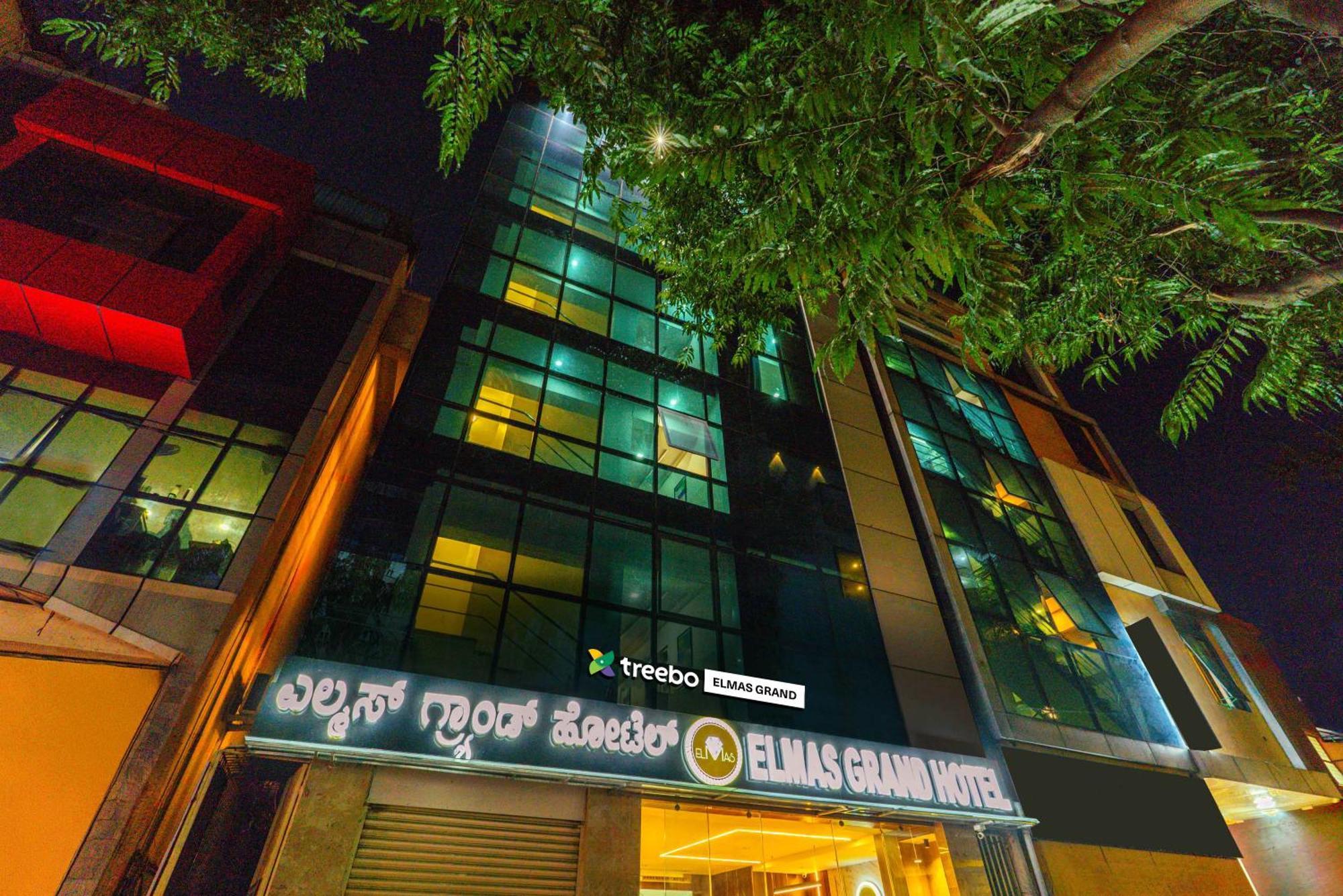 Treebo Elmas Grand Hotell Bangalore Exteriör bild